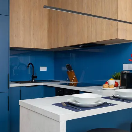 Apartament W Sercu Warszawy Biurko Do Pracy Zdalnej By Renters *