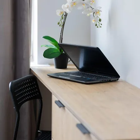 Apartmán W Sercu Warszawy Biurko Do Pracy Zdalnej By Renters Varšava