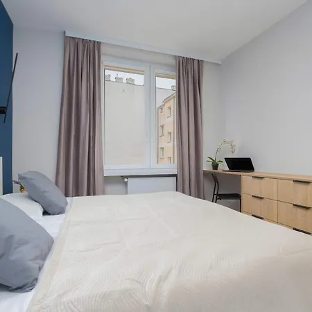 Apartmán W Sercu Warszawy Biurko Do Pracy Zdalnej By Renters Varšava
