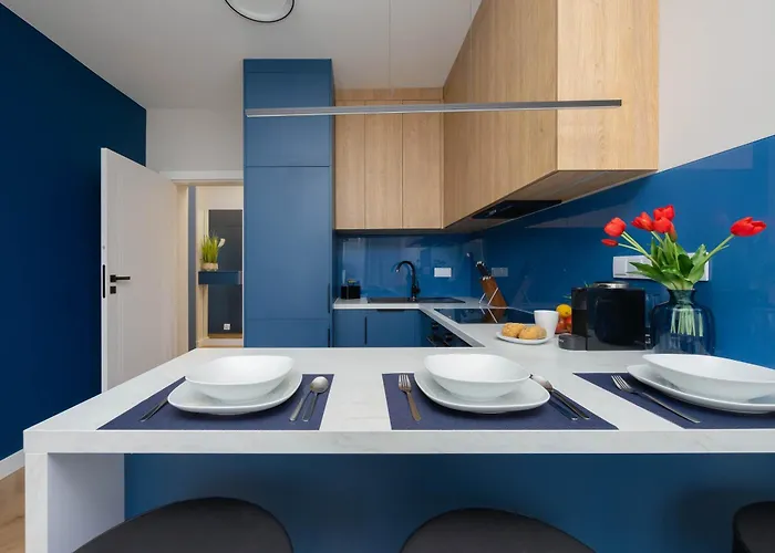 Apartment W Sercu Warszawy Biurko Do Pracy Zdalnej By Renters *